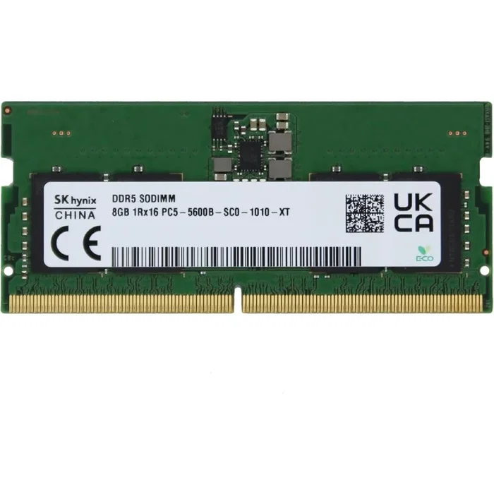 SK hynix Memoria RAM 8GB DDR5 5600MHz SODIMM SK hynix Memoria RAM 8GB DDR5 5600MHz SODIMM